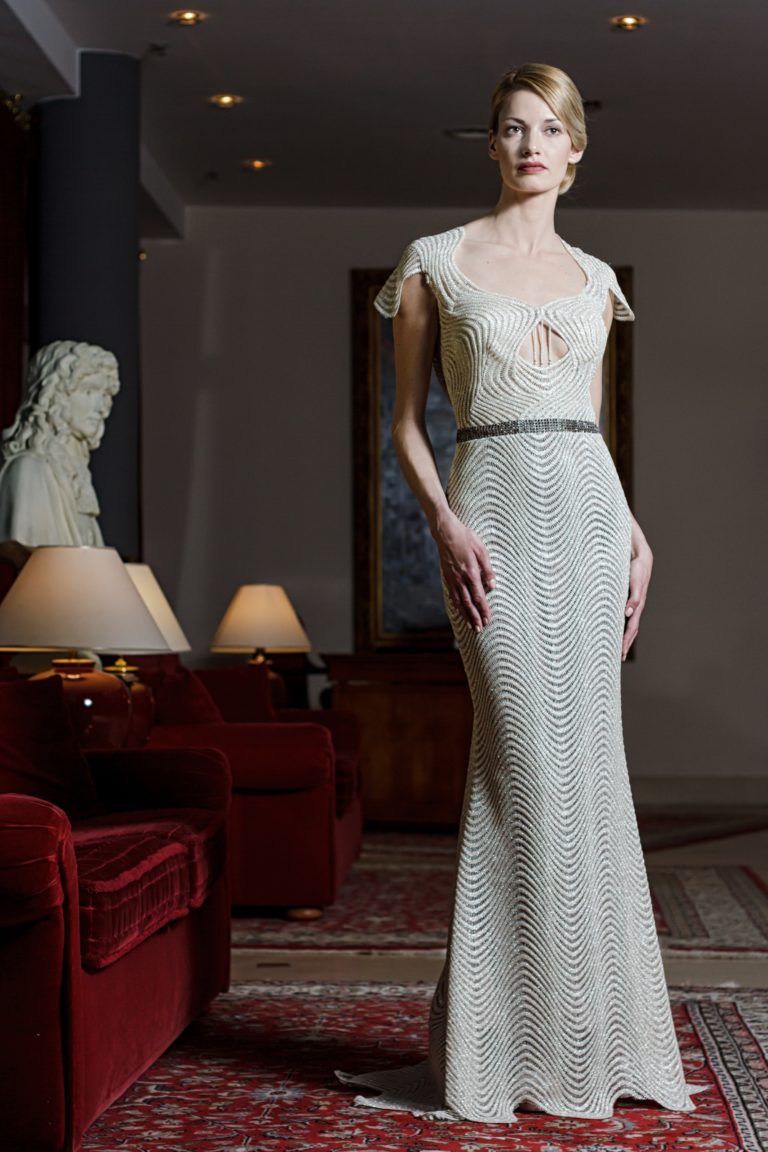 maßgeschneidertes Abendkleid