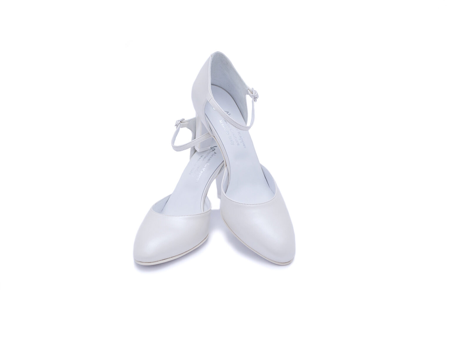 Brautschuh mit Riemchen